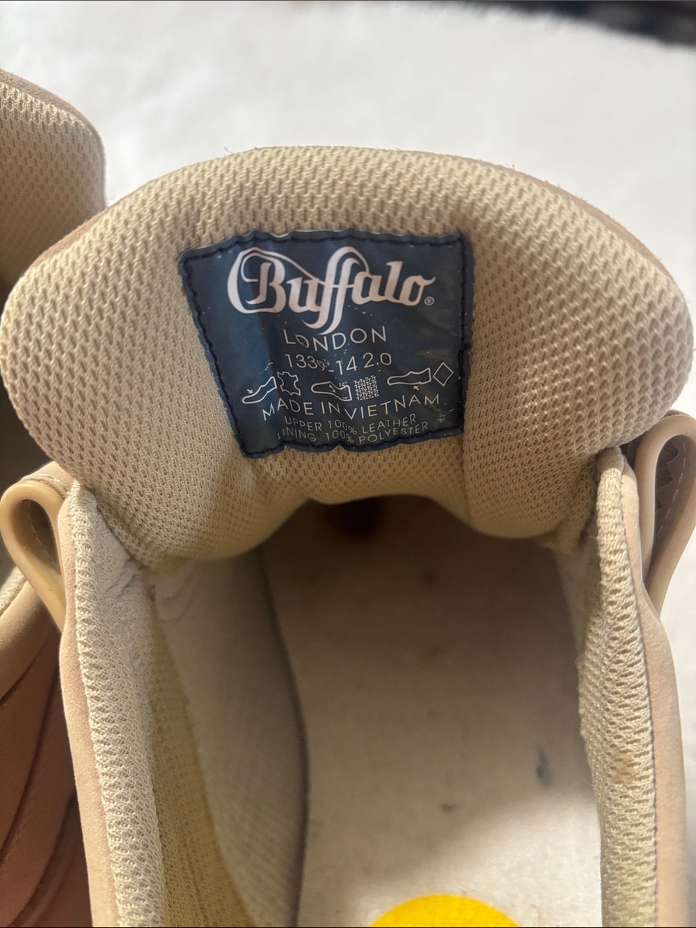 Buffalo David Bitton Women's Tan Platform Sneakers - Picture 8 of 12
